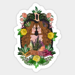 Gemini Twins Sticker